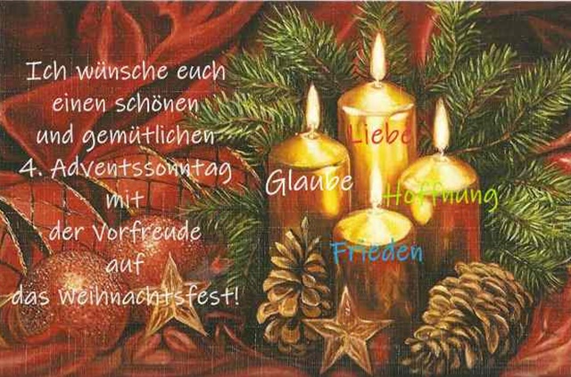 Der vierte Advent